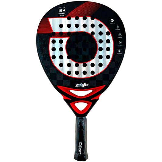 Pala de Padel ODPRO Elite Red 18K Eva Soft + Estuche Exclusivo de Regalo
